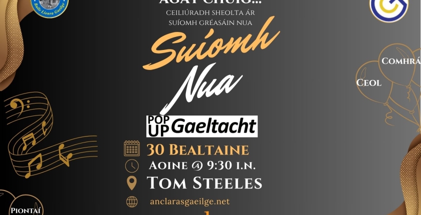 🎉 Launch of Our New Website – Join Us for a Pop-Up Gaeltacht!